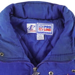 NFL (Pro Line) - New York Giants Embroidered Puffer Jacket 1990s XX-Large Vintage Retro Football