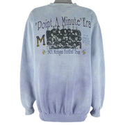 NCAA (Galt Sand) - Michigan 1901 "Point A Minute" Era Crew Neck Sweatshirt 1990s X-Large Vintage Retro Football