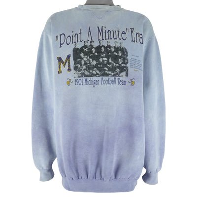 NCAA (Galt Sand) - University of Michigan "Point A Minute" Era Sweatshirt 1990s X-Large