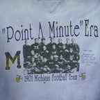 NCAA (Galt Sand) - Michigan 1901 "Point A Minute" Era Crew Neck Sweatshirt 1990s X-Large Vintage Retro Football