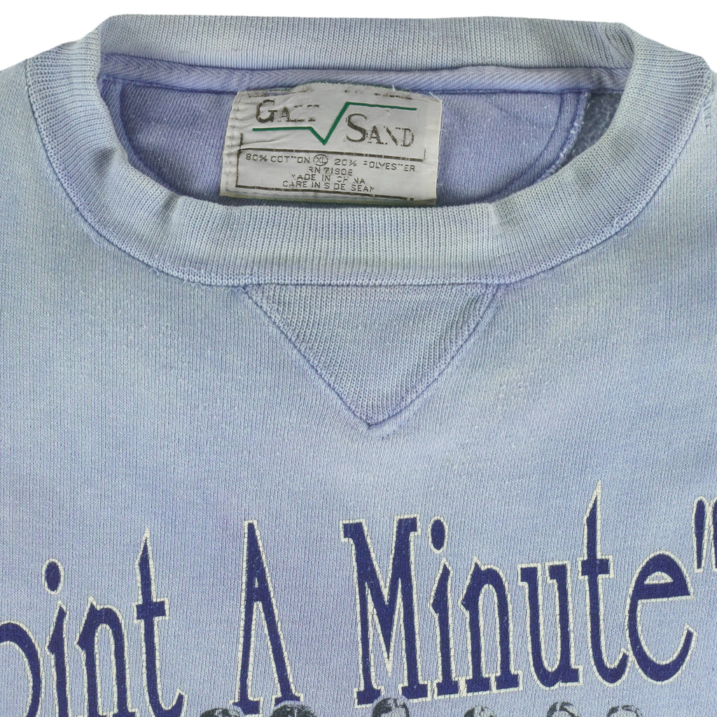 NCAA (Galt Sand) - Michigan 1901 "Point A Minute" Era Crew Neck Sweatshirt 1990s X-Large Vintage Retro Football
