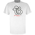 FUBU - Grey Sports Embroidered T-Shirt 1990s Medium Vintage Retro