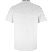 FUBU - Grey Sports Embroidered T-Shirt 1990s Medium Vintage Retro