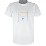 Nike - White Air By Michael Jordan T-Shirt 1990s Medium Vintage Retro
