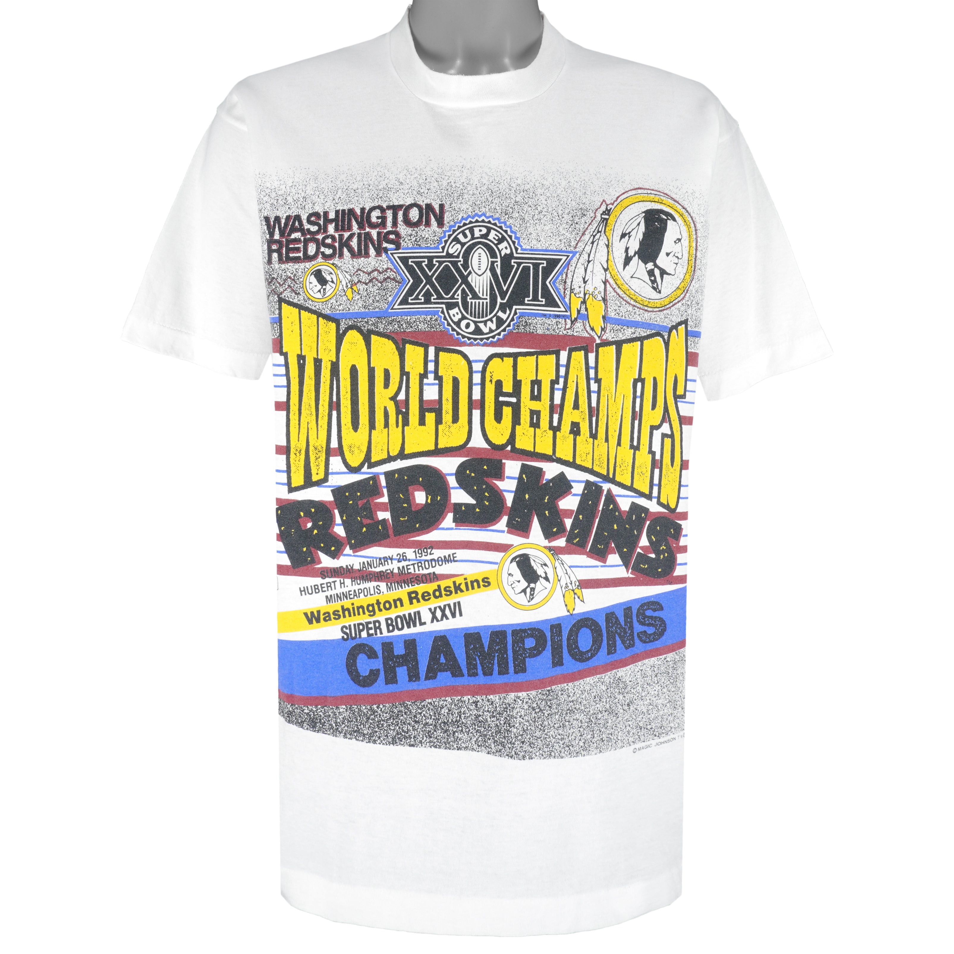NFL (Nutmeg) - Washington Redskins T-Shirt 1990s X-Large Vintage Retro Football