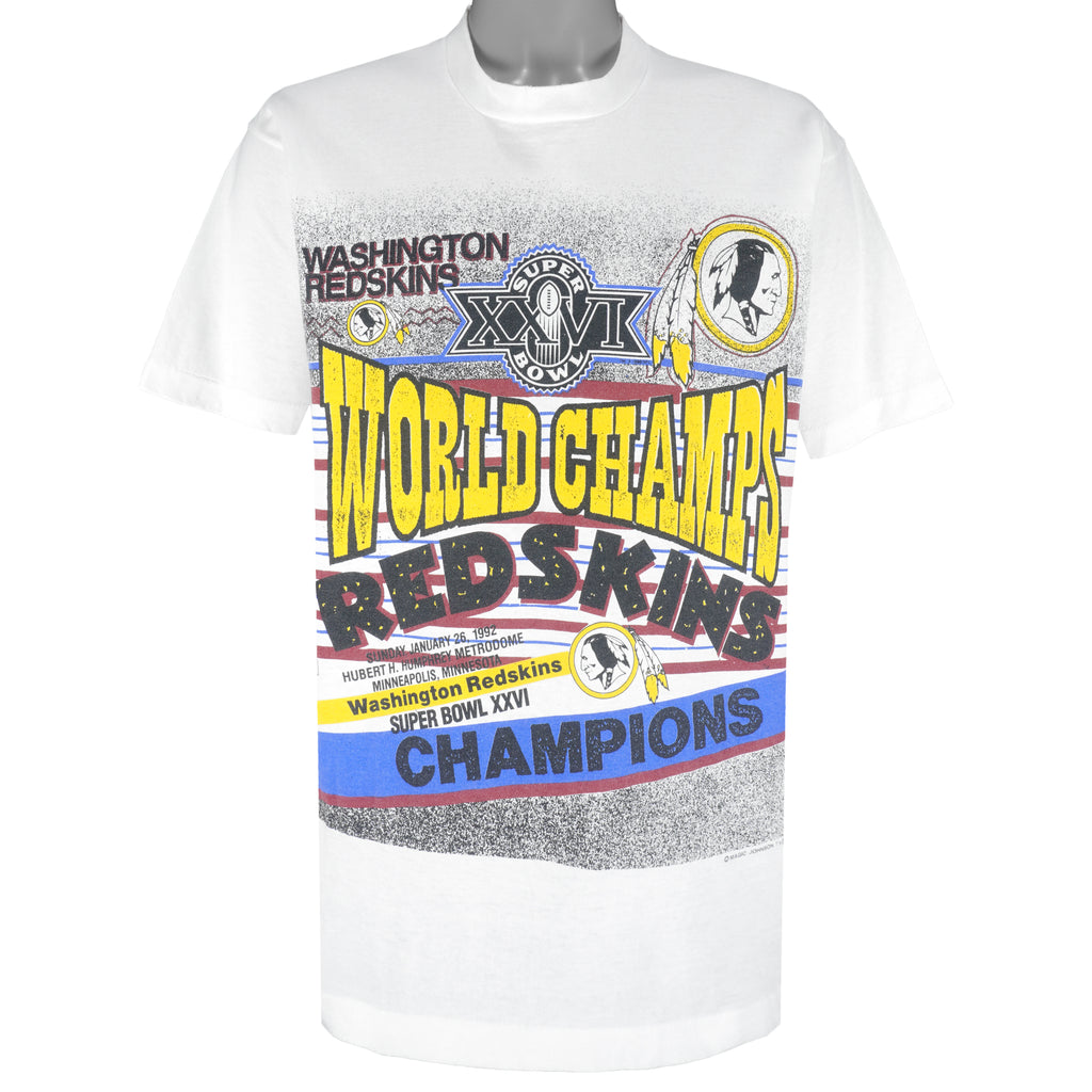NFL (Nutmeg) - Washington Redskins T-Shirt 1990s X-Large Vintage Retro Football