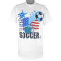 Vintage - World Cup USA Soccer Single Stitch T-Shirt 1991 X-Large Vintage Retro Football
