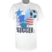 Vintage - World Cup USA Soccer Single Stitch T-Shirt 1991 X-Large Vintage Retro Football