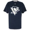 Reebok - Pittsburgh Penguins Big Logo T-Shirt 1990s Large Vintage Retro Hockey