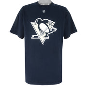 Reebok - Pittsburgh Penguins Big Logo T-Shirt 1990s Large Vintage Retro Hockey