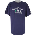 Puma - New York Yankees Subway Series Champions T-Shirt 2000 X-Large Vintage Retro Baseball