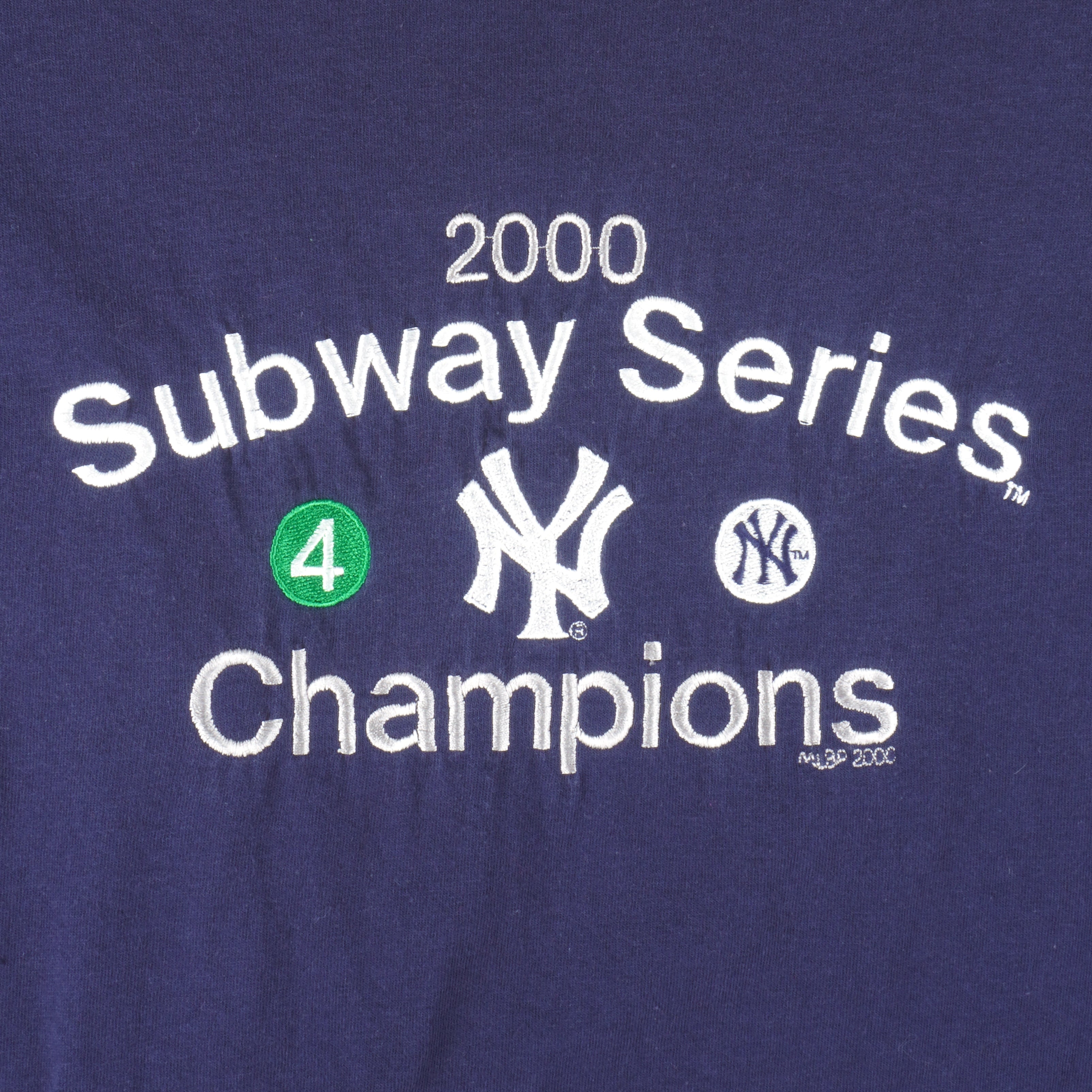 Puma - New York Yankees Subway Series Champions T-Shirt 2000 X-Large Vintage Retro Baseball