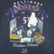 NFL (Riddell) - Baltimore Ravens Locker Room T-Shirt 1998 X-Large Vintage Football