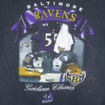 NFL (Riddell) - Baltimore Ravens Locker Room T-Shirt 1998 X-Large Vintage Football