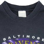 NFL (Riddell) - Baltimore Ravens Locker Room T-Shirt 1998 X-Large Vintage Football