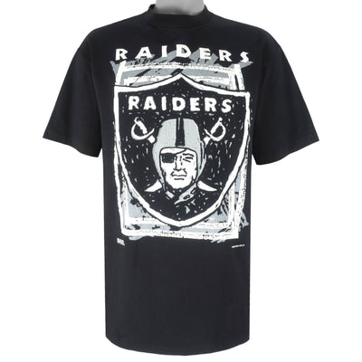NFL (Grand Sport) - Los Angeles Raiders Single Stitch T-Shirt 1994 X-Large