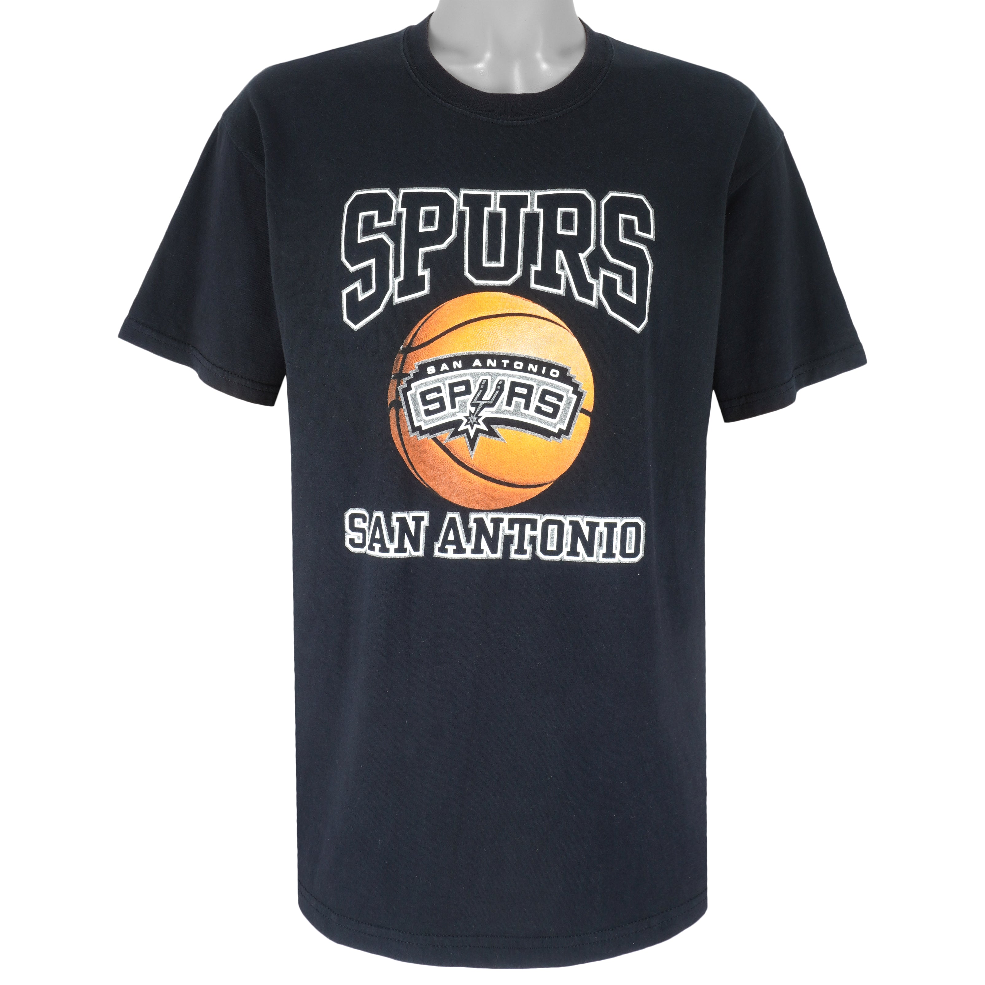 NBA (Gildan) - San Antonio Spurs Basketball T-Shirt 1990s Large Vintage Retro Basketball