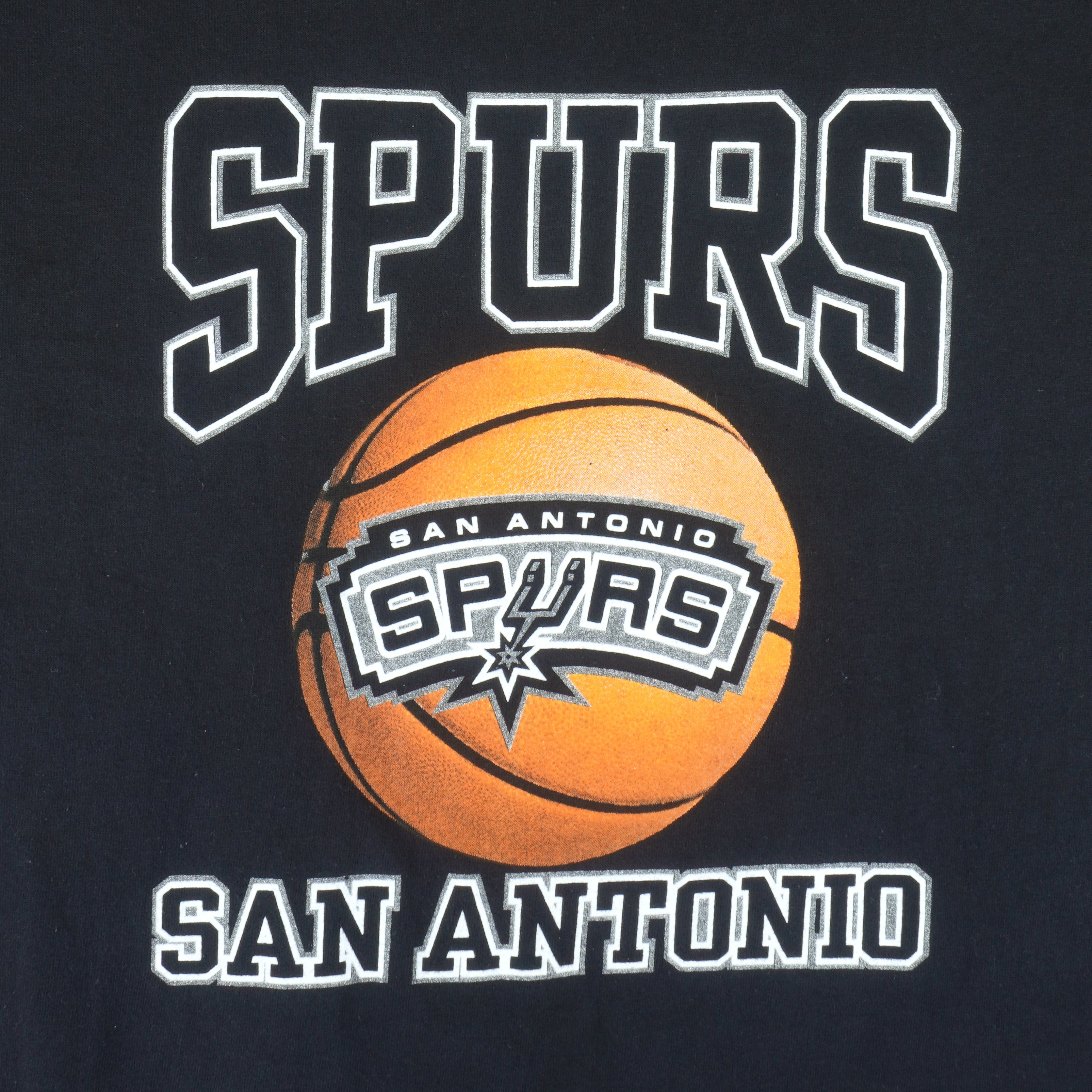 NBA (Gildan) - San Antonio Spurs Basketball T-Shirt 1990s Large Vintage Retro Basketball