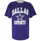 NFL - Dallas Cowboys Spell-Out Single Stitch T-Shirt 1993 X-Large Vintage Retro Football