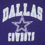 NFL - Dallas Cowboys Spell-Out Single Stitch T-Shirt 1993 X-Large Vintage Retro Football