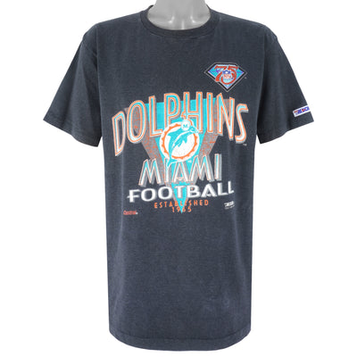 NFL (Trench) - Miami Dolphins Football T-Shirt 1994 X-Large