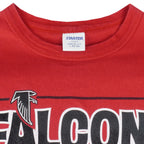 Starter - Atlanta Falcons Big Logo Single Stitch T-Shirt 1990s Large Vintage Retro Football
