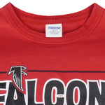 Starter - Atlanta Falcons Big Logo Single Stitch T-Shirt 1990s Large Vintage Retro Football