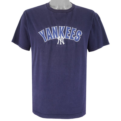 MLB (Lee) - New York Yankees Embroidered T-Shirt 1990s Medium