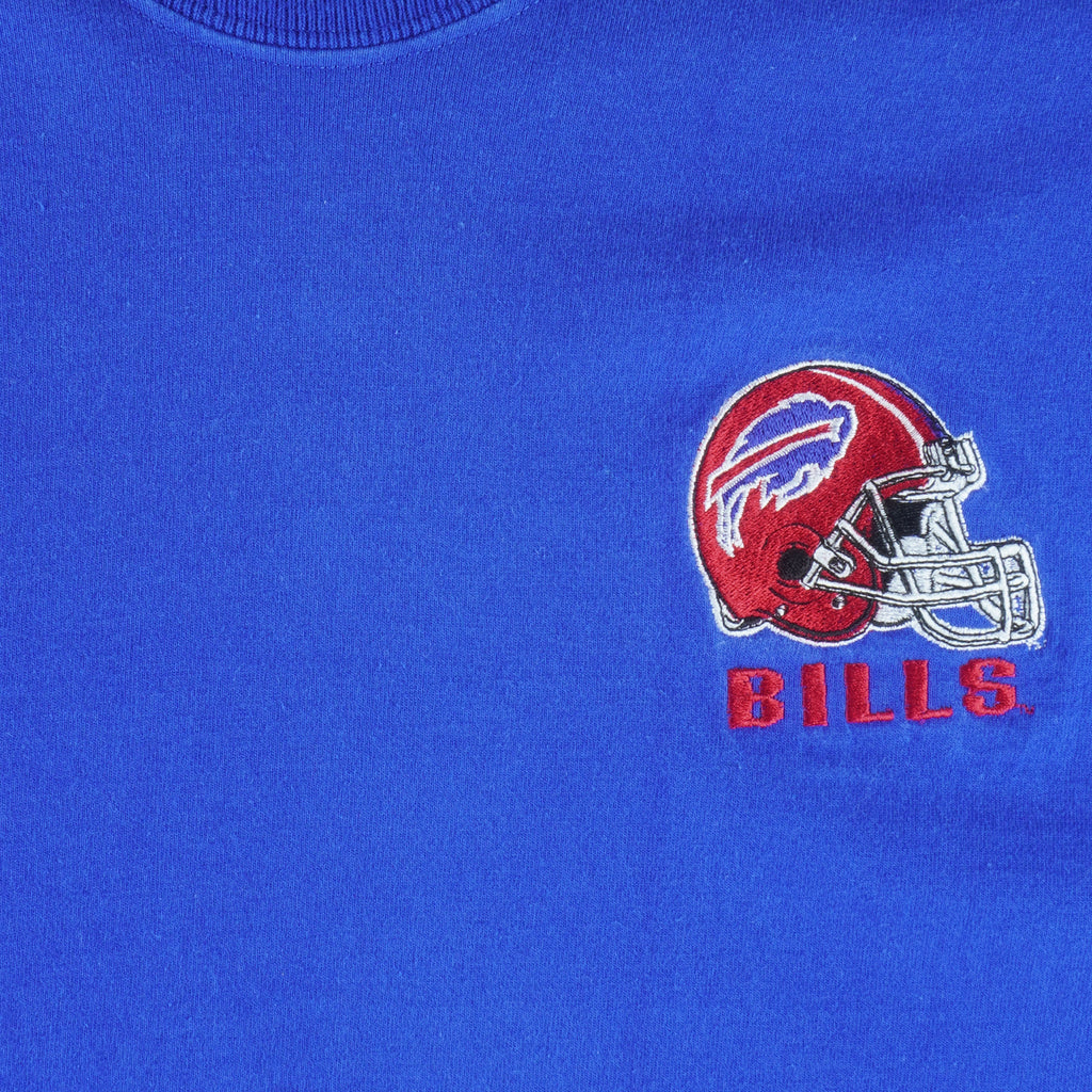 NFL (Pro Player) - Buffalo Bills Embroidered T-Shirt 1990s Large Vintage Retro Football