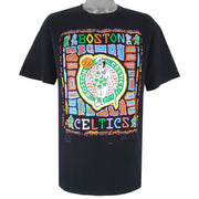 NBA (Salem) - Boston Celtics Single Stitch T-Shirt 1991 X-Large Vintage Retro Basketball