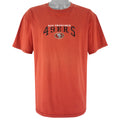NFL - San Francisco 49ers Embroidered T-Shirt 1990s X-Large Vintage Retro Football