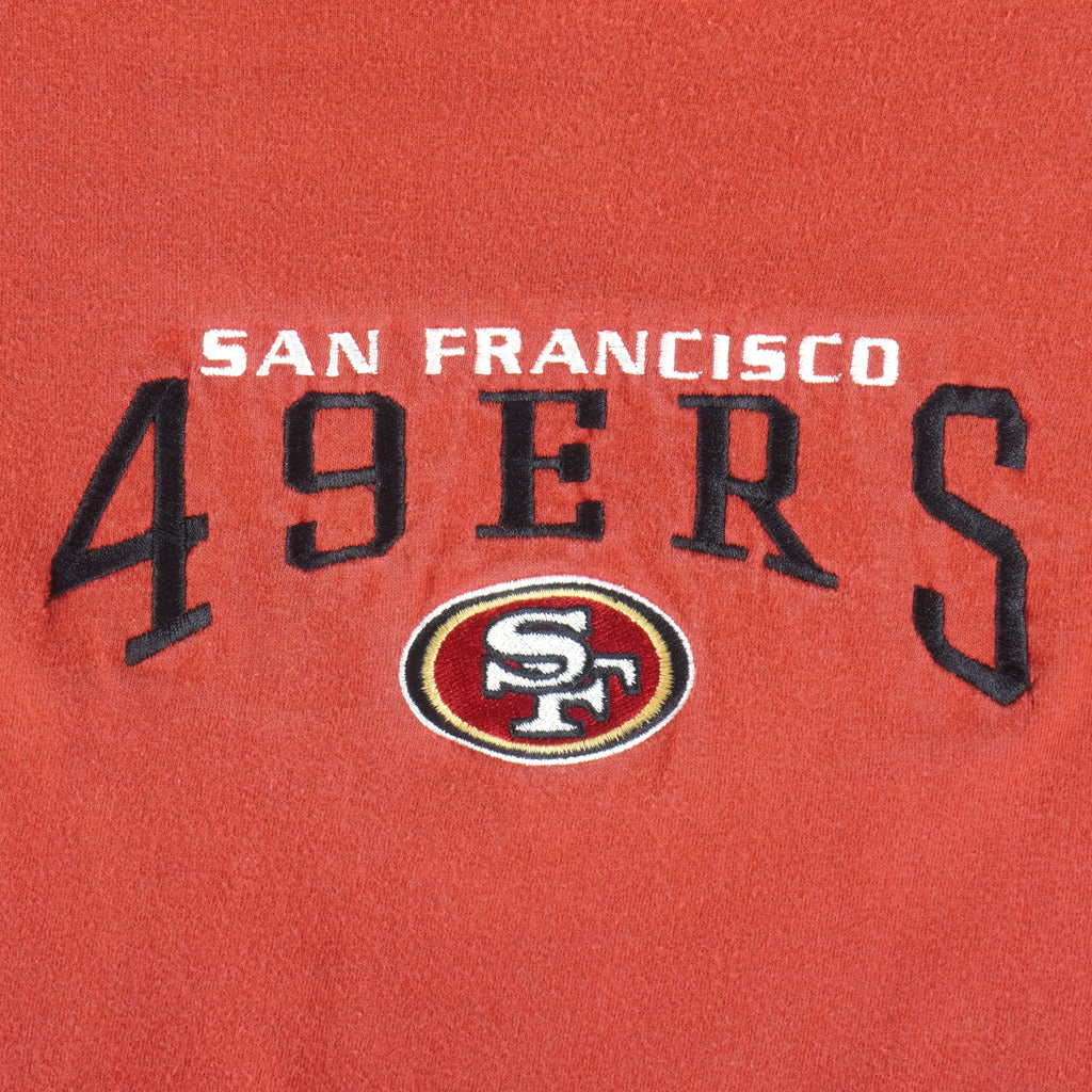 NFL - San Francisco 49ers Embroidered T-Shirt 1990s X-Large Vintage Retro Football