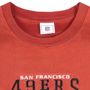 NFL - San Francisco 49ers Embroidered T-Shirt 1990s X-Large Vintage Retro Football