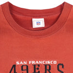 NFL - San Francisco 49ers Embroidered T-Shirt 1990s X-Large Vintage Retro Football