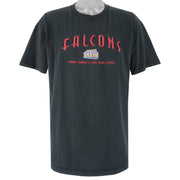 NFL (Lee Sport) - Atlanta Falcons Super Bowl XXXIII T-Shirt 1999 X-Large Vintage Football