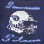 NFL (True Fan) - Tennessee Titans Helmet T-Shirt 1990s Large Vintage Football