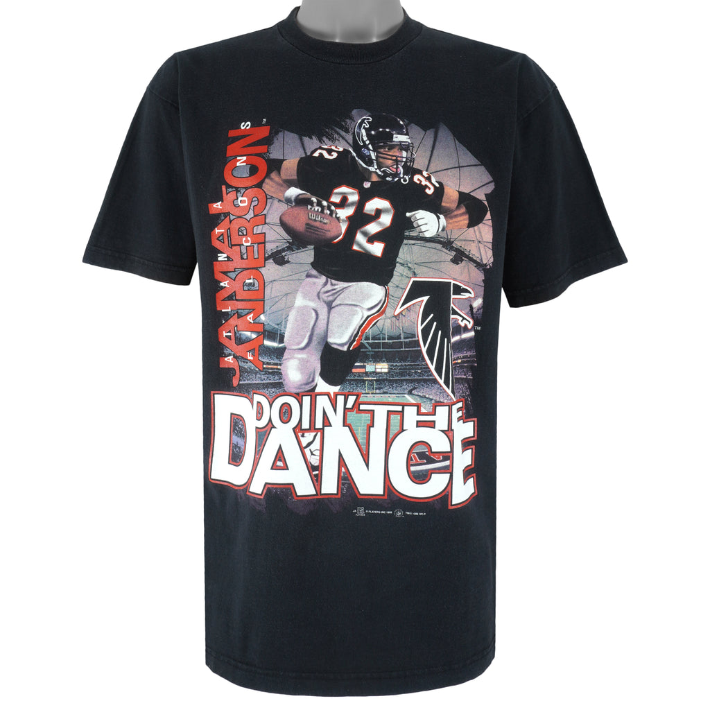 NFL (Sport Attack) - Atlanta Falcons Jamal Anderson T-Shirt 1998 X-Large Vintage Football