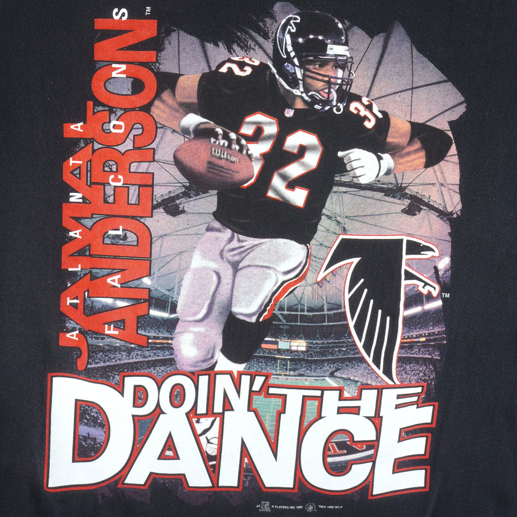 NFL (Sport Attack) - Atlanta Falcons Jamal Anderson T-Shirt 1998 X-Large Vintage Football