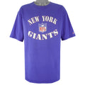 Champion - Blue New York Giants T-Shirt 1990s X-Large Vintage Retro Football