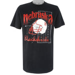 NCAA (ArtWears) - University of Nebraska Blackshirts T-Shirt 1994 Large