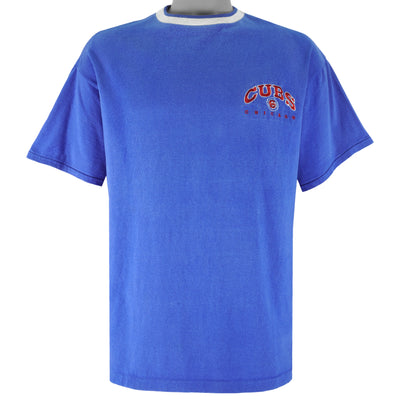 MLB - Chicago Cubs Small Embroidered Logo T-Shirt 1990s Large
