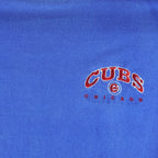 MLB - Chicago Cubs Small Embroidered Logo T-Shirt 1990s Large Vintage Retro Baseball