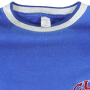 MLB - Chicago Cubs Small Embroidered Logo T-Shirt 1990s Large Vintage Retro Baseball