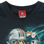 NFL - Miami Dolphins Big Logo T-Shirt 1990s X-Large Vintage Retro Football