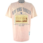 MLB - New York Yankees World Series Single Stitch T-Shirt 1990s X-Large Vintage Retro Baseball