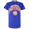 NBA (Logo 7) - Detroit Pistons Single Stitch T-Shirt 1990s Large Vintage Retro Basketball