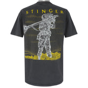 Vintage (Oneita) - Pasadena California 4th LAAD Stinger T-Shirt 1990s Medium Vintage Retro