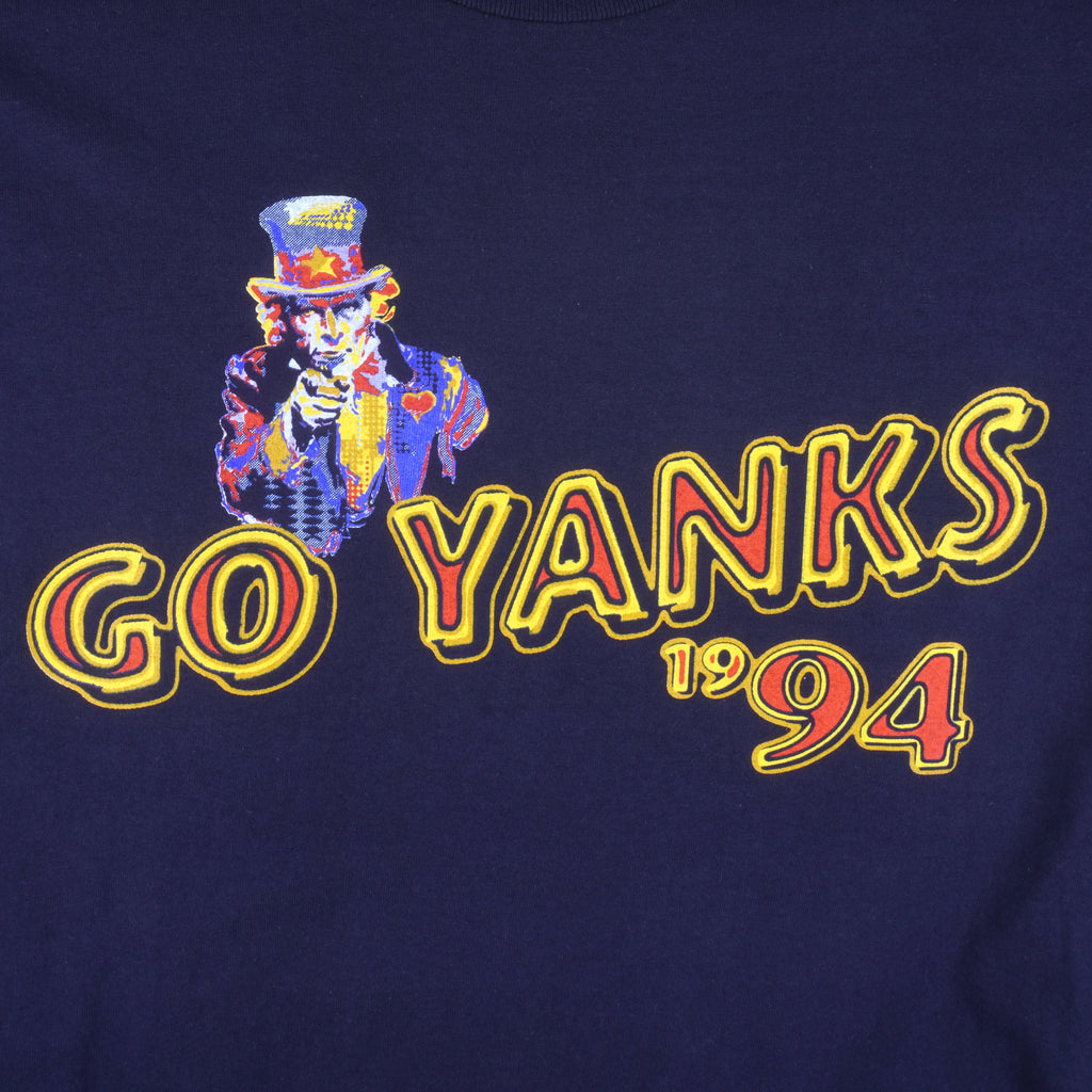 Vintage - Go Yanks Team USA Soccer T-Shirt 1994 Large Vintage Retro
