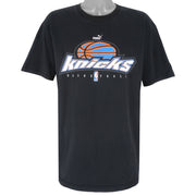 Puma - New York Knicks Basketball T-Shirt 1990s Large Vintage Retro Basketball