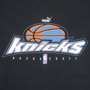 Puma - New York Knicks Basketball T-Shirt 1990s Large Vintage Retro Basketball